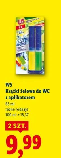 Krążki żelowe do WC z aplikatorem