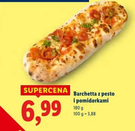 Barchetta z pesto i pomidorkami