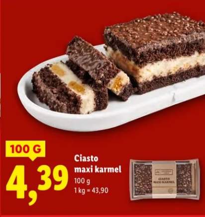 Ciasto maxi karmel