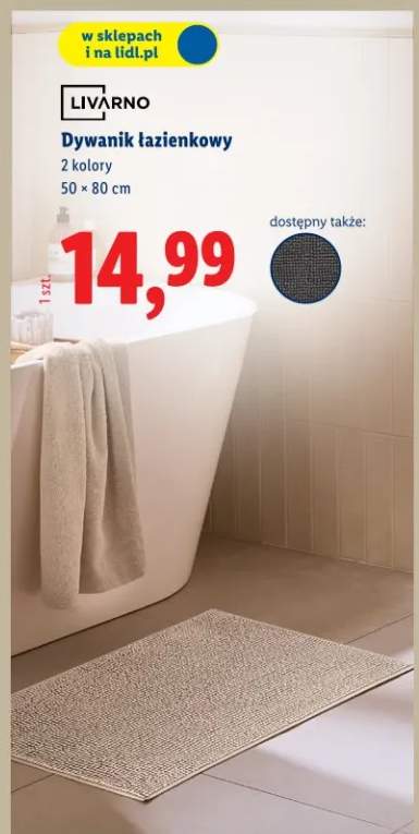 Dywanik łazienkowy 50 × 80 cm