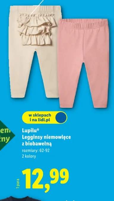 legginsy niemowlęce