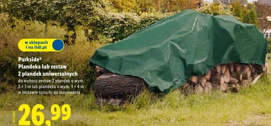 Plandeka lub zestaw 2 plandek uniwersalnych