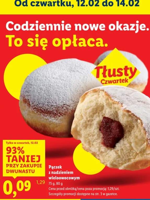 Pączek z nadzieniem wieloowocowym