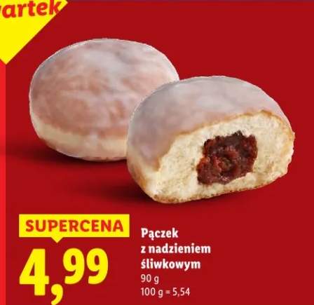 Pączek z nadzieniem śliwkowym