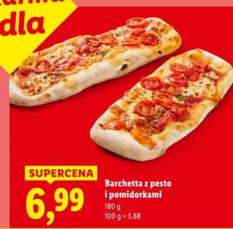 Barchetta z pesto i pomidorkami