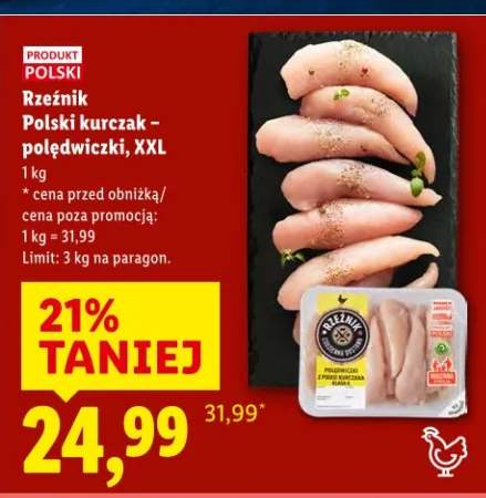 Rzeźnik Polski kurczak - polędwiczki XXL