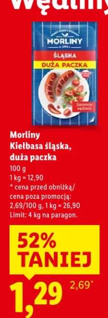 Kiełbasa śląska, duża paczka