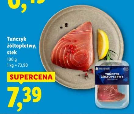 Tuńczyk żółtopłetwy, stek
