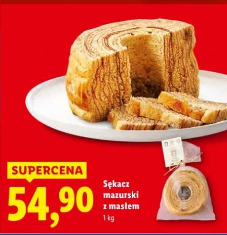 Sekacz mazurski z masłem