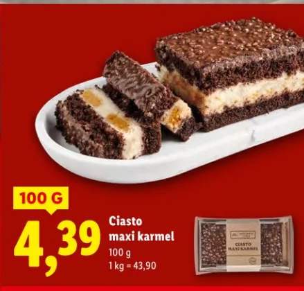 Ciasto maxi karmel