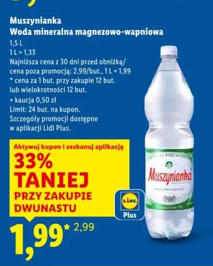 Woda mineralna magnezowo-wapniowa
