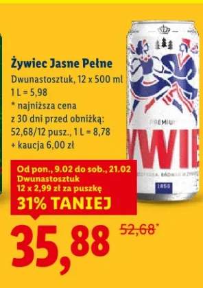 Piwo Żywiec Jasne Pełne
