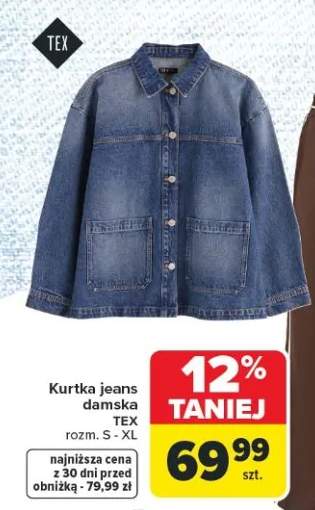 kurtka jeansowa damska