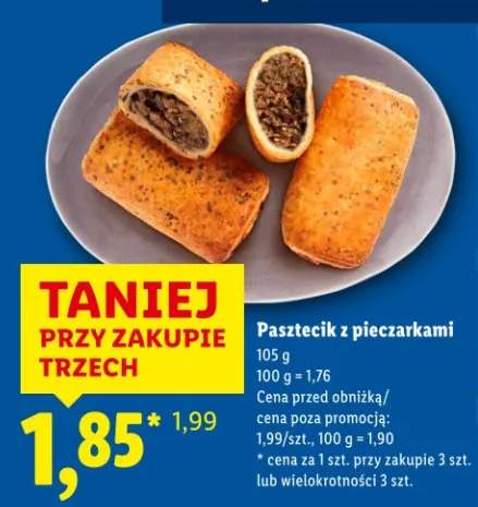 Pasztecik z pieczarkami