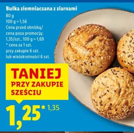 Bułka ziemniaczana z ziarnami