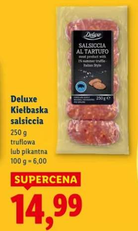 Kiełbaska salsiccia truflowa lub pikantna