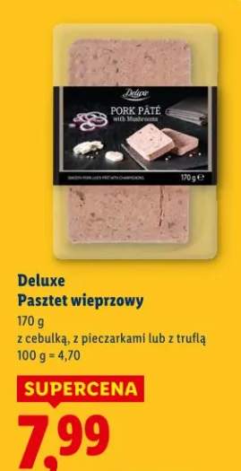 Pasztet wieprzowy z cebulką, z pieczarkami lub z truflą