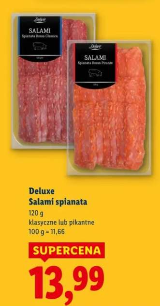 Salami spianata klasyczne lub pikantne