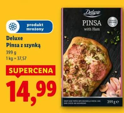 Pinsa z szynką