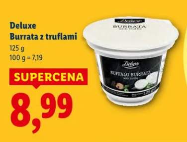 Burrata z truflami