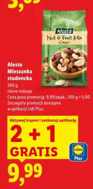 Mieszanka studencka różne rodzaje