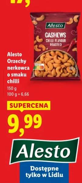 Orzechy nerkowca o smaku chilli
