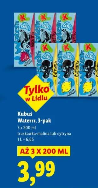 Napój Waterrr truskawka-malina