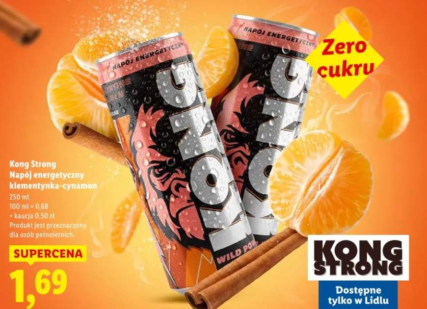 Napój energetyczny klementynka-cynamon