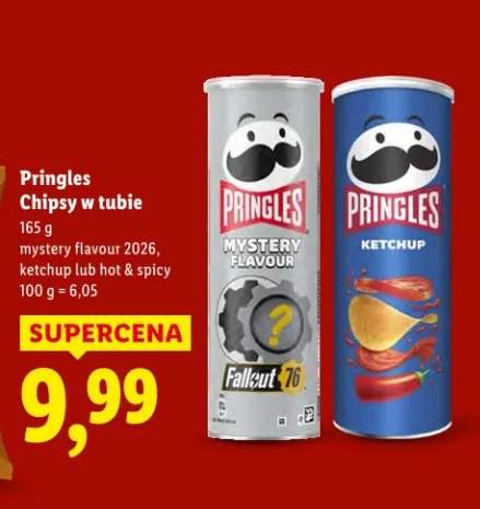 Chipsy Pringles w tubie