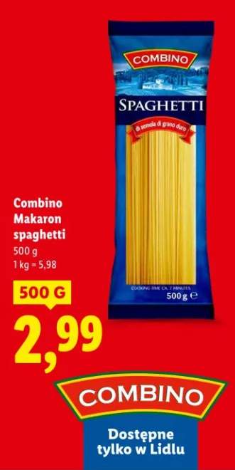 Makaron spaghetti Combino