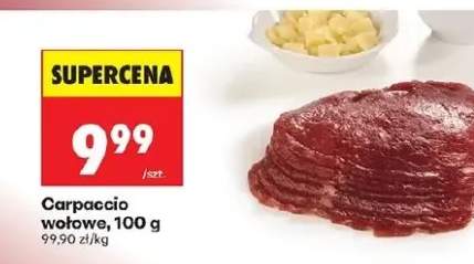 carpaccio wołowe