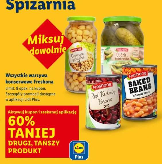 Warzywa konserwowe Freshona