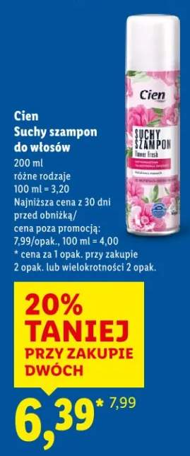 Suchy szampon do włosów