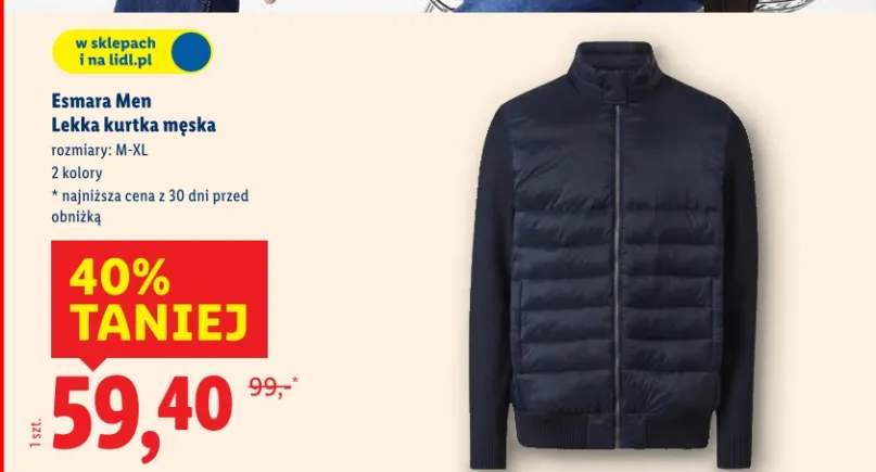 Lekka kurtka męska