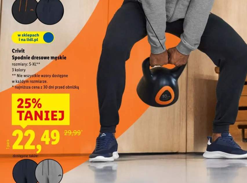 Spodnie dresowe męskie