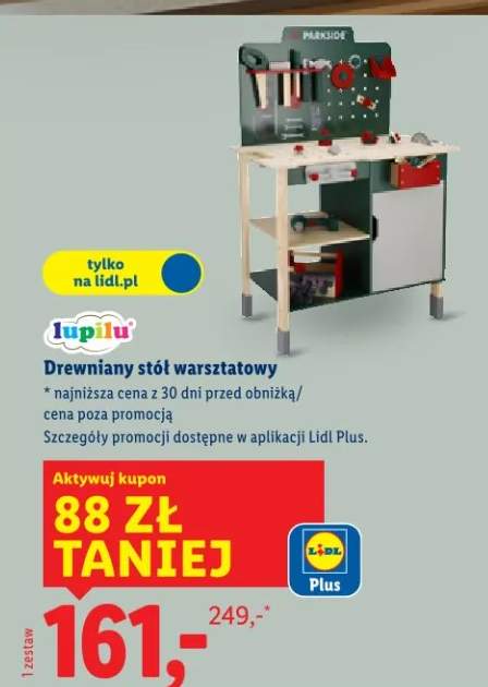 Drewniany stół warsztatowy