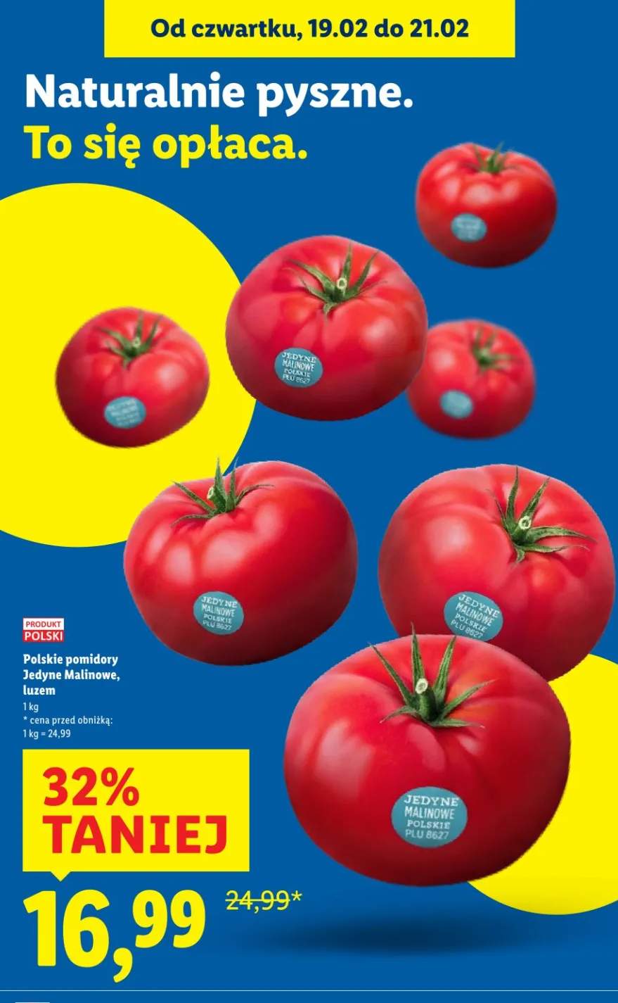 Pomidory polskie Jedyne Malinowe, luzem