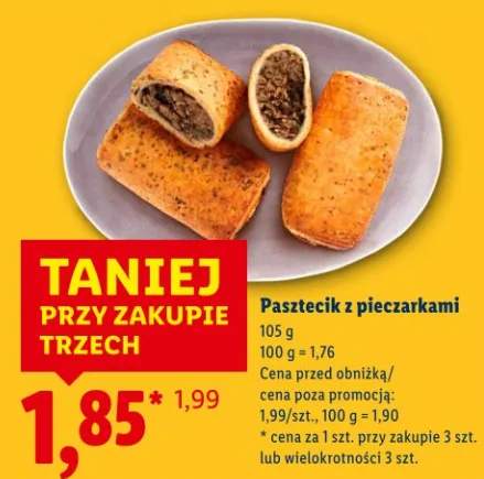 Pasztecik z pieczarkami