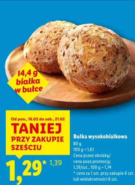 Bułka wysokobiałkowa