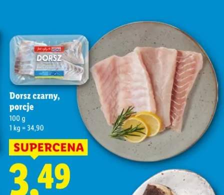 Dorsz czarny, porcje