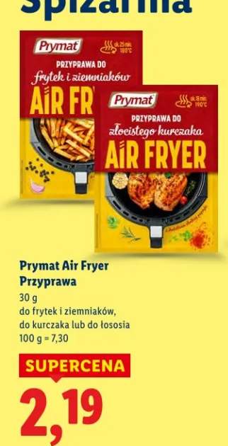 Przyprawa do frytek i ziemniaków, do kurczaka lub do łososia