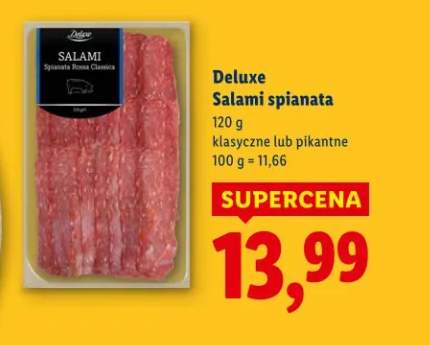 Salami spianata klasyczne lub pikantne