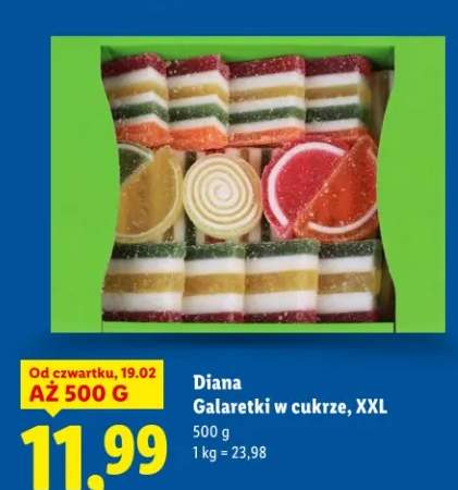 Ciastka galaretki w cukrze XXL