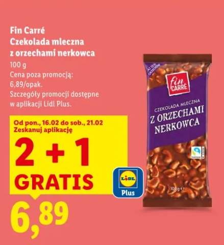 Czekolada mleczna z orzechami nerkowca