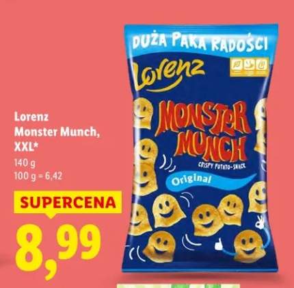 Chrupki Monster Munch, XXL