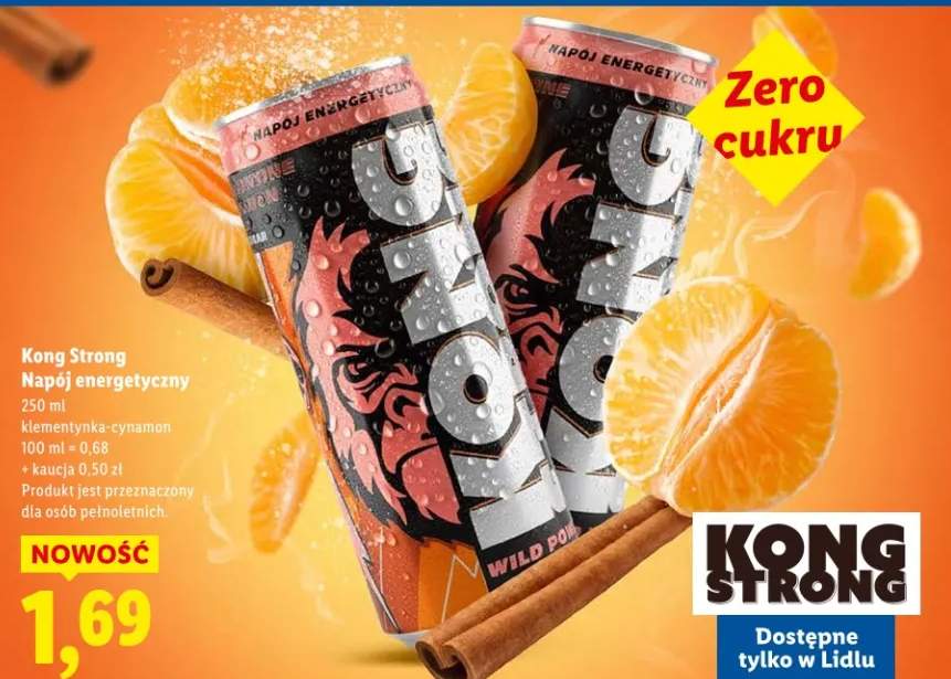 Napój energetyczny klementynka-cynamon