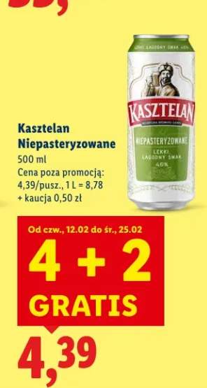 Piwo Niepasteryzowane 500ml