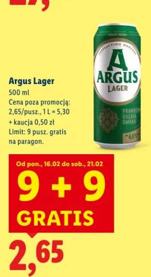 Piwo Lager 500ml
