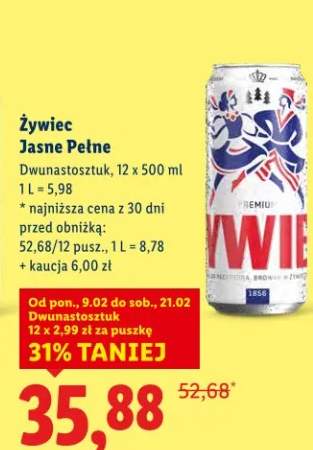 Piwo Jasne Pełne Dwunastosztuk 12x500ml