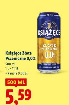 Piwo Złote Pszeniczne 0,0% 500ml